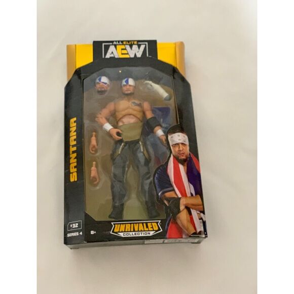 AEW All Elite Wrestling Santana Unmatched Collection #32 Series 4 ACTION FIGURE - Picture 4 of 6